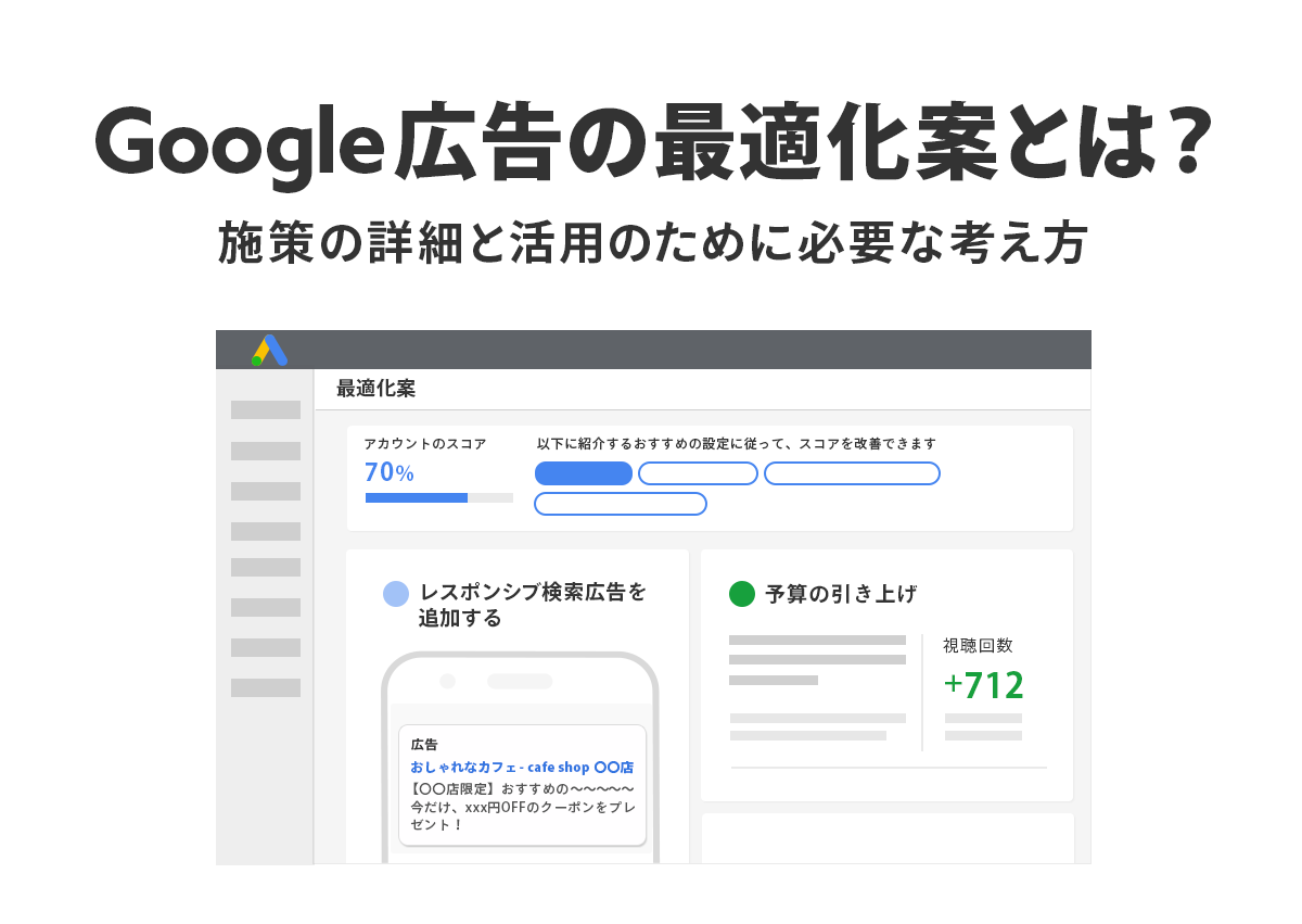 Google広告の最適化案とは？施策の詳細と活用のために必要な考え方