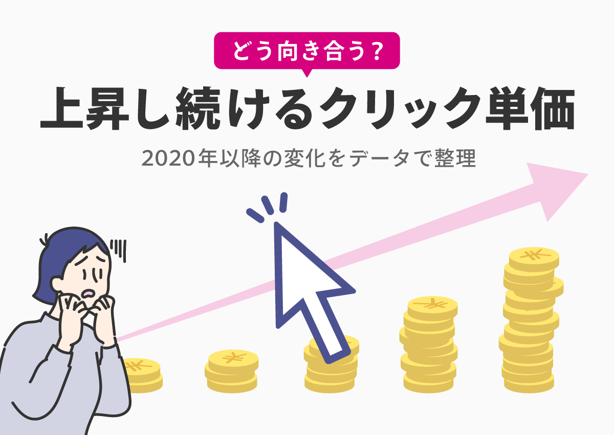 上昇し続けるクリック単価にどう向き合う？広告運用歴18年の視点から、2020年以降の変化をデータで整理